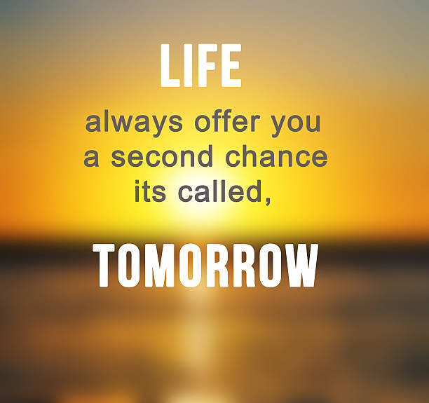 istock Inspirational life quote about life 516633778