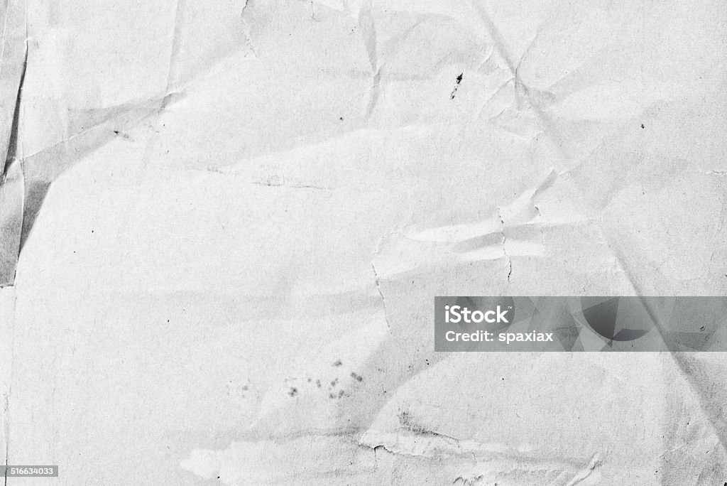 Faltig Weißbuch Textur - Lizenzfrei Papier Stock-Foto