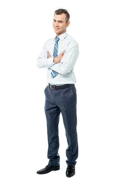 istock Confident business man with arms crossed 516634453