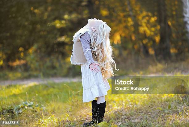 Joyful Blond Teen Girl Stock Photo - Download Image Now - Autumn, Beautiful People, Beauty