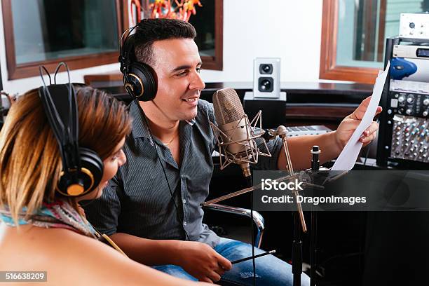 Record Producer Stock Photo - Download Image Now - Noise, Reading, Studio - Workplace