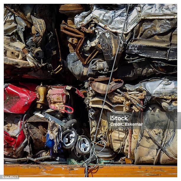 Scrap Metal Stock Photo - Download Image Now - Abstract, Car, Color Image