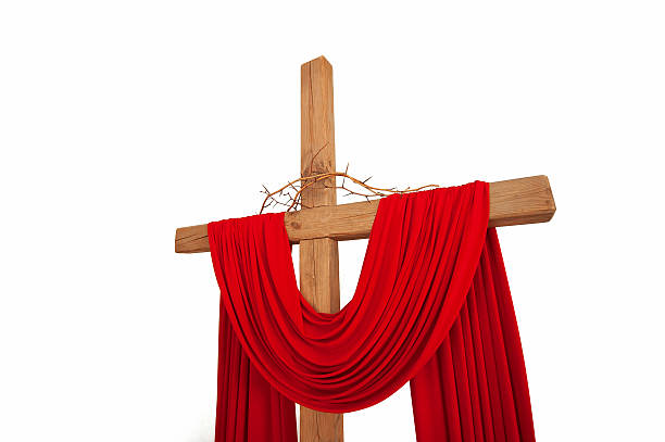 istock wooden christian cross isolated on white background 516639633