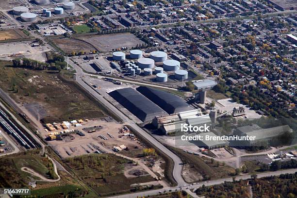 Industry Stock Photo - Download Image Now - Aerial View, Architecture, Building Exterior