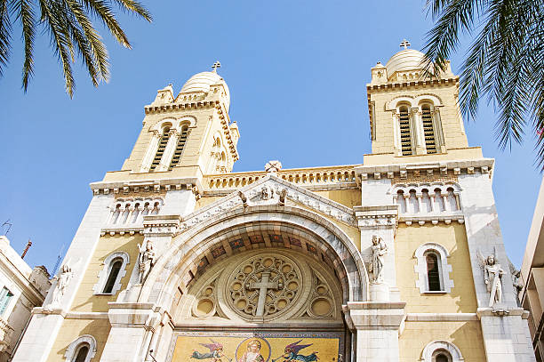 istock Catholic Cathedral of St Vincent de Paul, Tunis, Tunisia. 516645630