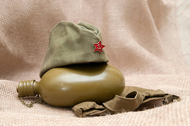 istock Army still life on the background fabric. 516646022