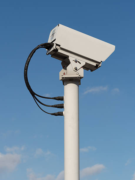 istock Highway of smart interchange of surveillance cameras 516646042