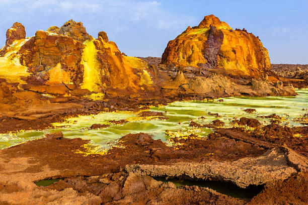 istock Unreal landscape of Danakil depression 516648096