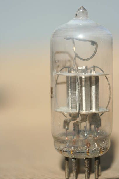 istock Radio lamp amplifier. Electronic vacuum tube. 516649938