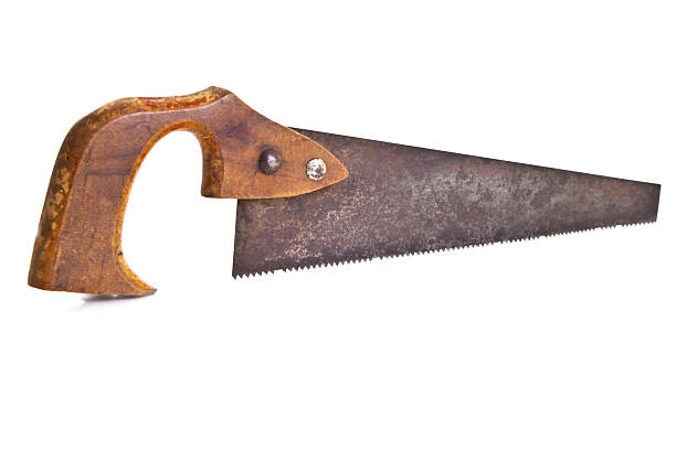 istock very old saw with wooden 516651419