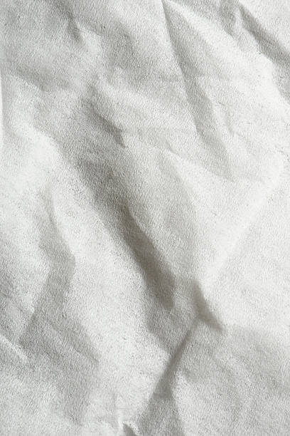 istock Sheet of chinese white paper crushed 516653002