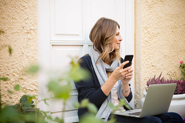 istock Woman in garden. 516653205