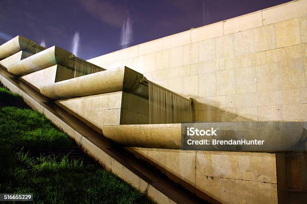Stairs Of The Fountain Stock Photo - Download Image Now - Architecture, Blue, Capital Cities