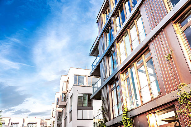 istock modern residential architecture in berlin under blue sky 516656430
