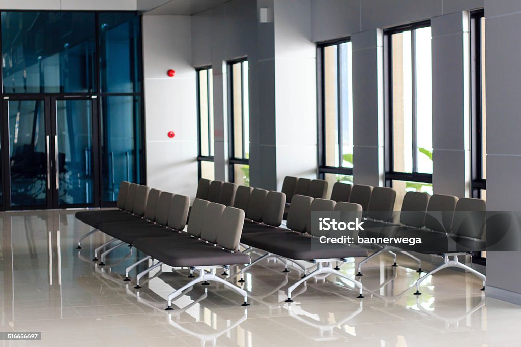 airport lobby The empty departure lounge at the airport Aerospace Industry Stock Photo