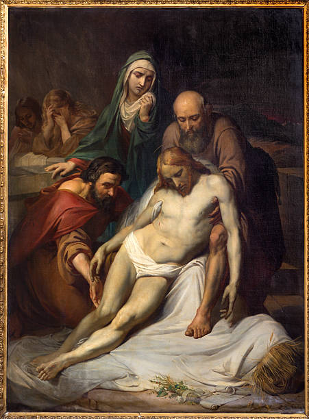 istock Brussels - Depositioin of the cross paint 516657373