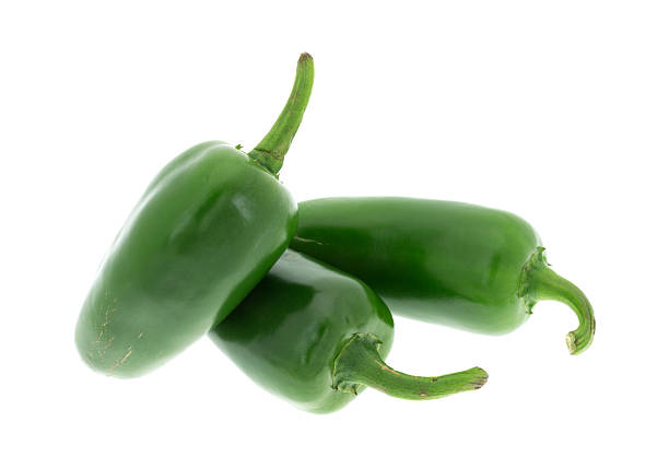 istock Jalapeno peppers group isolated on a white background 516660884