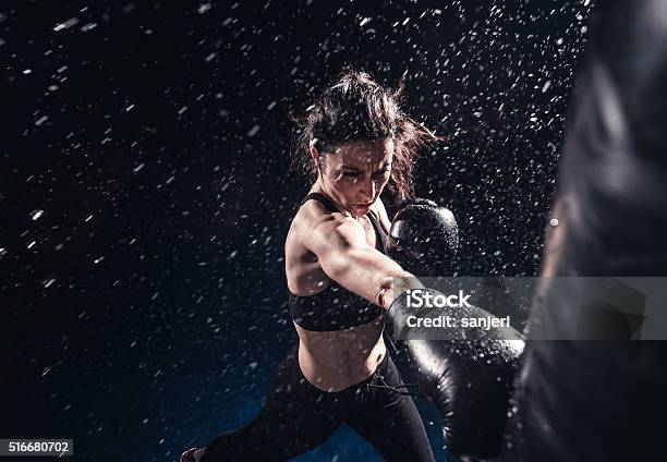 Boxing Power Stock Photo - Download Image Now - Boxing - Sport, Women, Sport