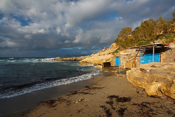 istock Boat houses in Milos, Greece. 516683877