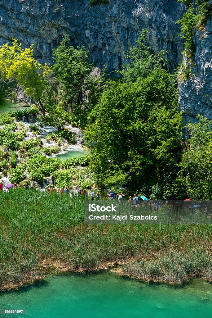 Plitvice Lakes National Park "Plitvice Lakes" in Croatia. Beauty In Nature Stock Photo