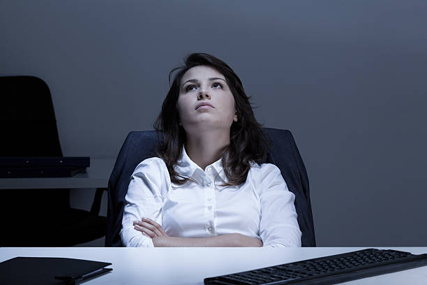istock Thoughtful businesswoman in the office 516686185