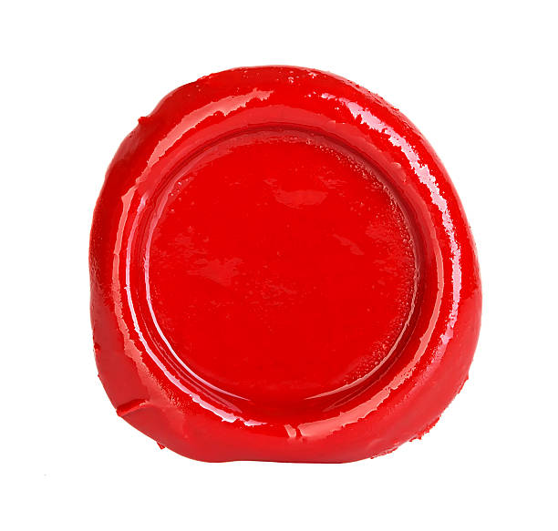 istock red wax seal isolated on white background 516686593