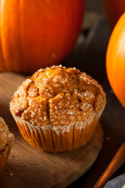 istock Homemade Autumn Pumpkin Muffin 516688073