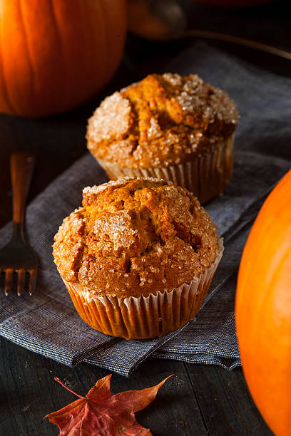 istock Homemade Autumn Pumpkin Muffin 516688181