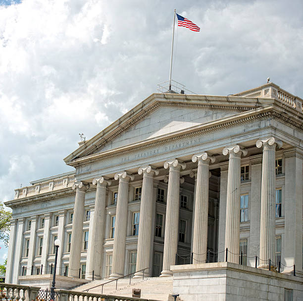 istock treasury department building in washington DC 516688245