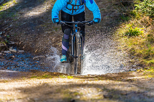 istock Woman enjoying mountain biking 516690314