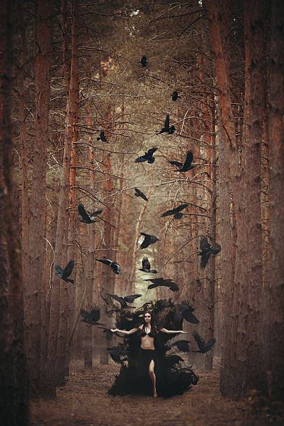 istock Legend of goddess Morrigan. 516715012
