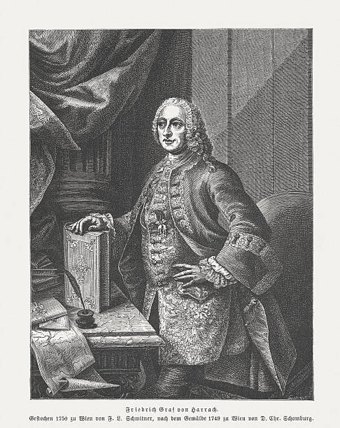 istock Friedrich August von Harrach-Rohrau (1696-1749), wood engraving, published in 1884 516718272