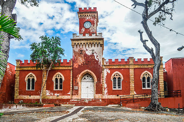 istock Caribbean colonial architecture in St. Thomas, Virgin Islands 516718576