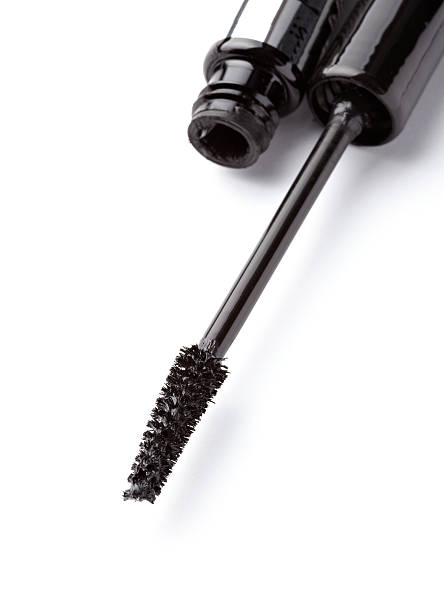 black mascara eye linet beauty make up close up of black mascara on white backgroundclose up of black mascara on white background woman mascara smudged stock pictures, royalty-free photos & images