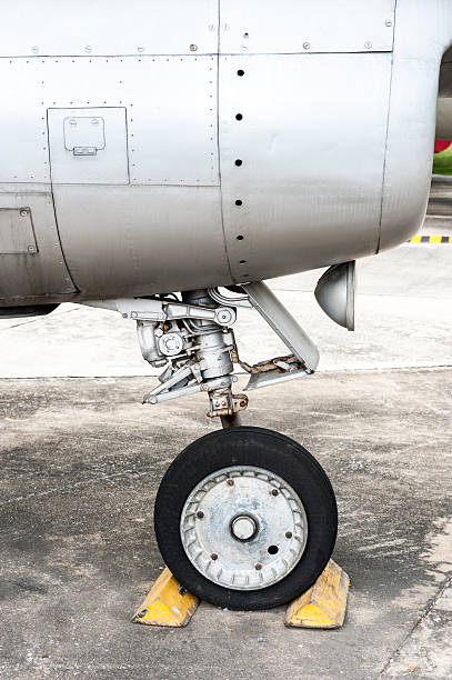 istock Landing gear of aircraft. 516724754