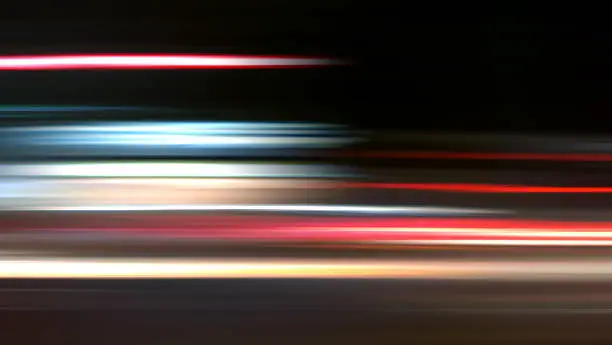 Abstract Nightride Speed in black Background