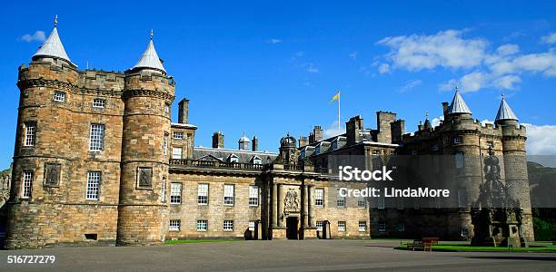 Holyrood Palace Edinburgh Scotland Stock Photo - Download Image Now - Architecture, Blue, British Culture