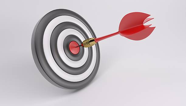 istock single arrow dart in center 516727464