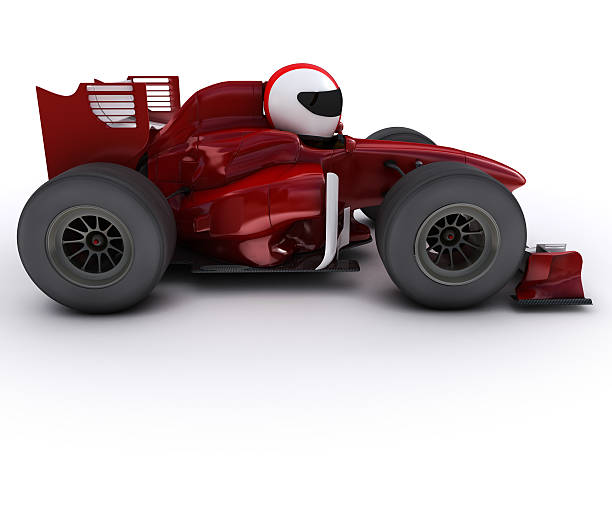 istock Morph man with open wheeled racing car 516727612