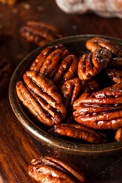 istock Homemade Candied Pecans with Cinnamon 516729143