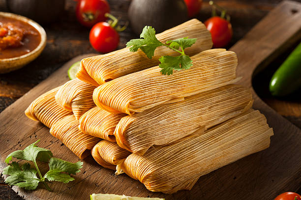 istock Homemade Corn and Chicken Tamales 516730585