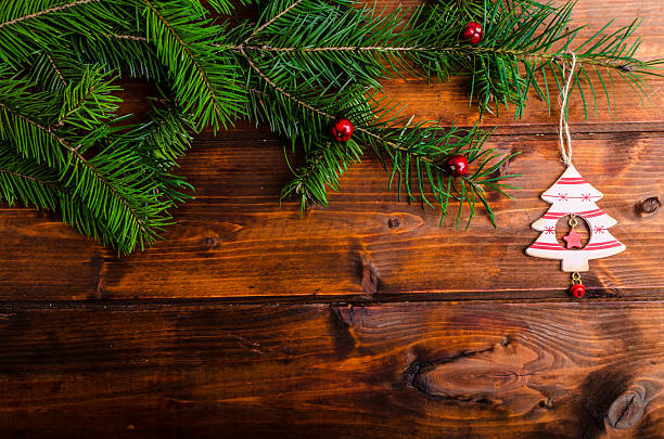 istock Christmas ornament with pine needles 516730943