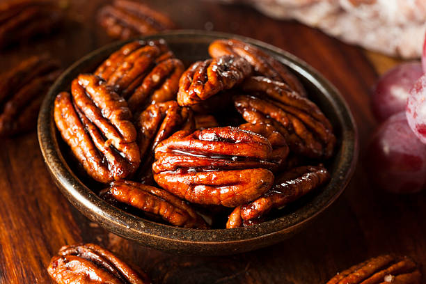 istock Homemade Candied Pecans with Cinnamon 516731617