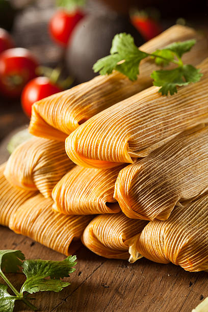 istock Homemade Corn and Chicken Tamales 516731787