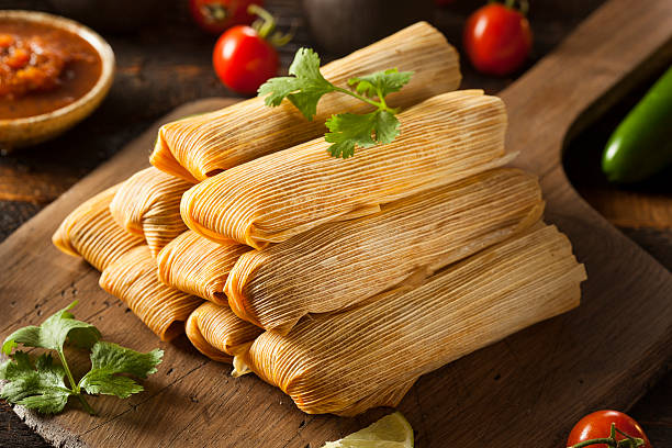 istock Homemade Corn and Chicken Tamales 516731827