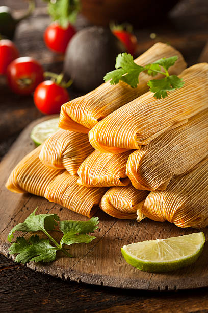 istock Homemade Corn and Chicken Tamales 516731875