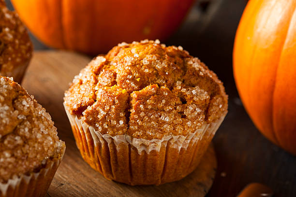 istock Homemade Autumn Pumpkin Muffin 516732161