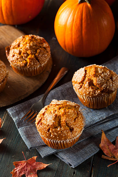 istock Homemade Autumn Pumpkin Muffin 516732163