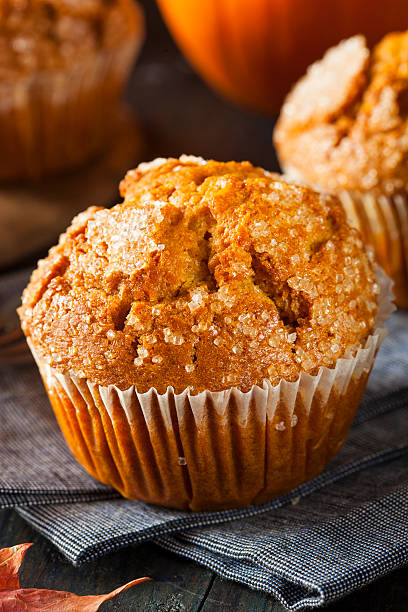 istock Homemade Autumn Pumpkin Muffin 516732167