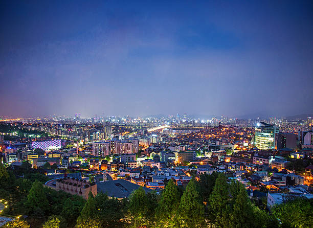 istock central seoul in south korea at night 516757150